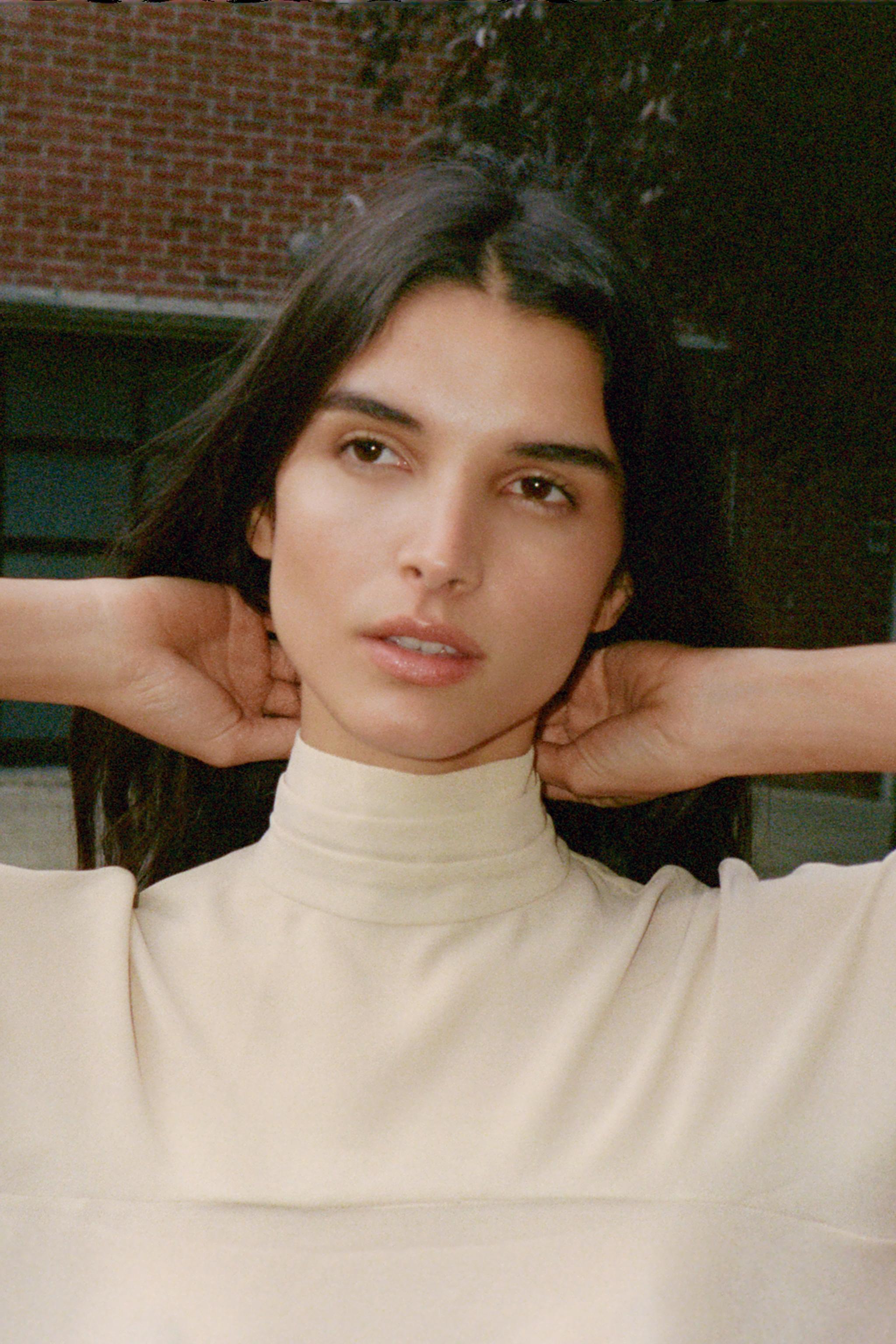 TOP CAPE EN CRÊPE GEORGETTE